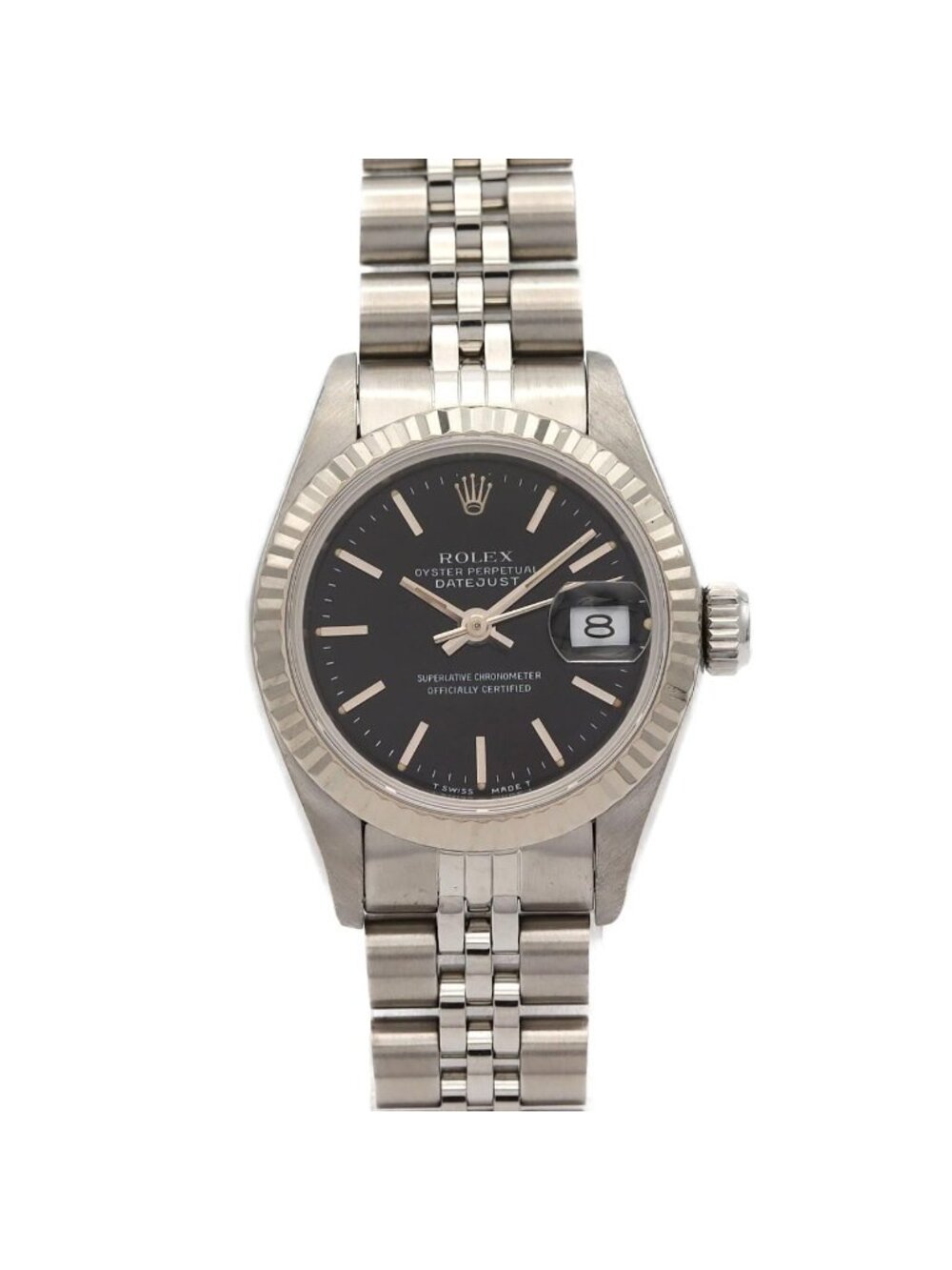 Rolex Datejust Stainless Steel White Gold Automatic